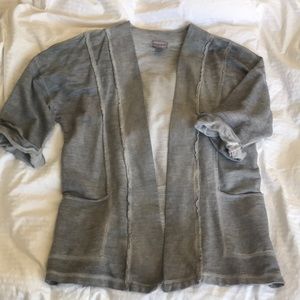 XCVI Wearables Short Sleeve Cardigan Sweater